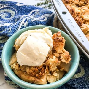 recipe for homemade apple crisp