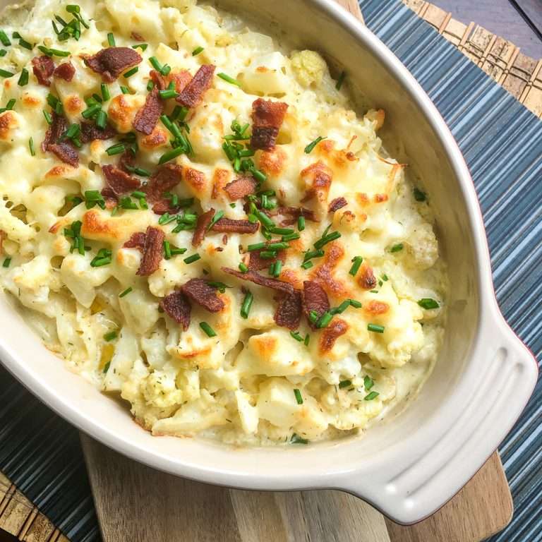 loaded cauliflower casserole