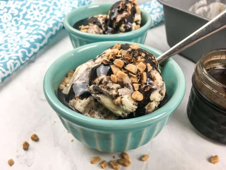 no churn chocolate toffee ice cream recipe