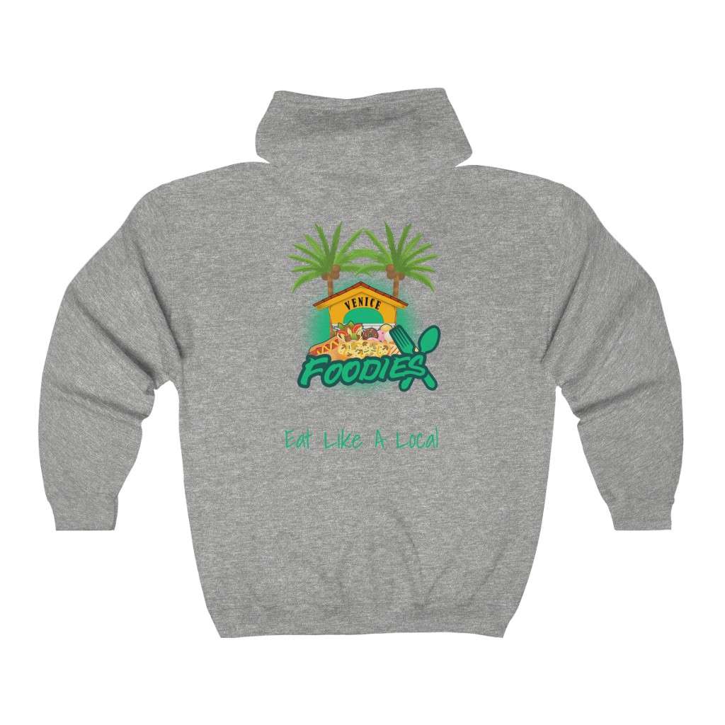 Venice Foodies "Eat Like A Local" Hooded Sweatshirt - Image 3