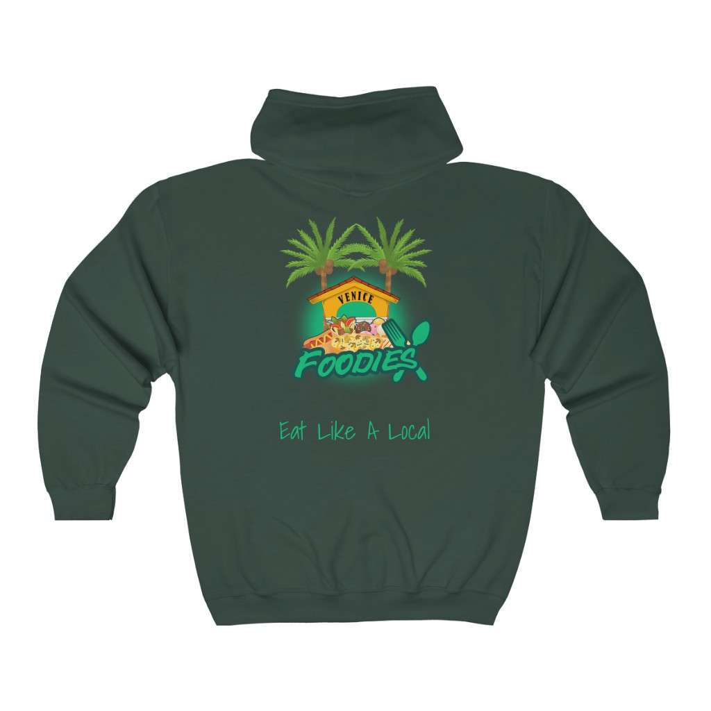 Venice Foodies "Eat Like A Local" Hooded Sweatshirt - Image 5