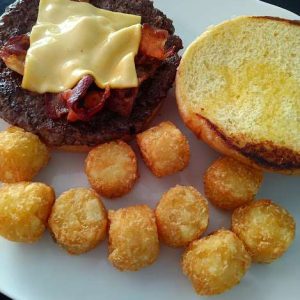 Bacon and cheese burger at Local Spot 941 in Venice