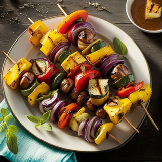 grilled veggie kebabs