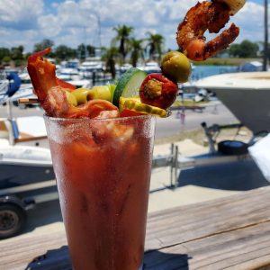 Loaded Bloody Mary at Old Salty Dog