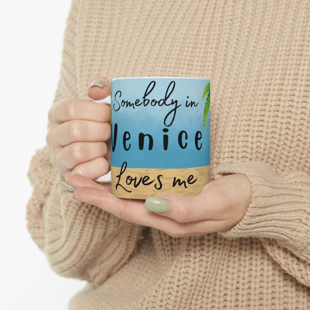 Somebody in Venice Loves Me 11 oz Coffee Mug - Feel the Warmth of Affection! - Image 10