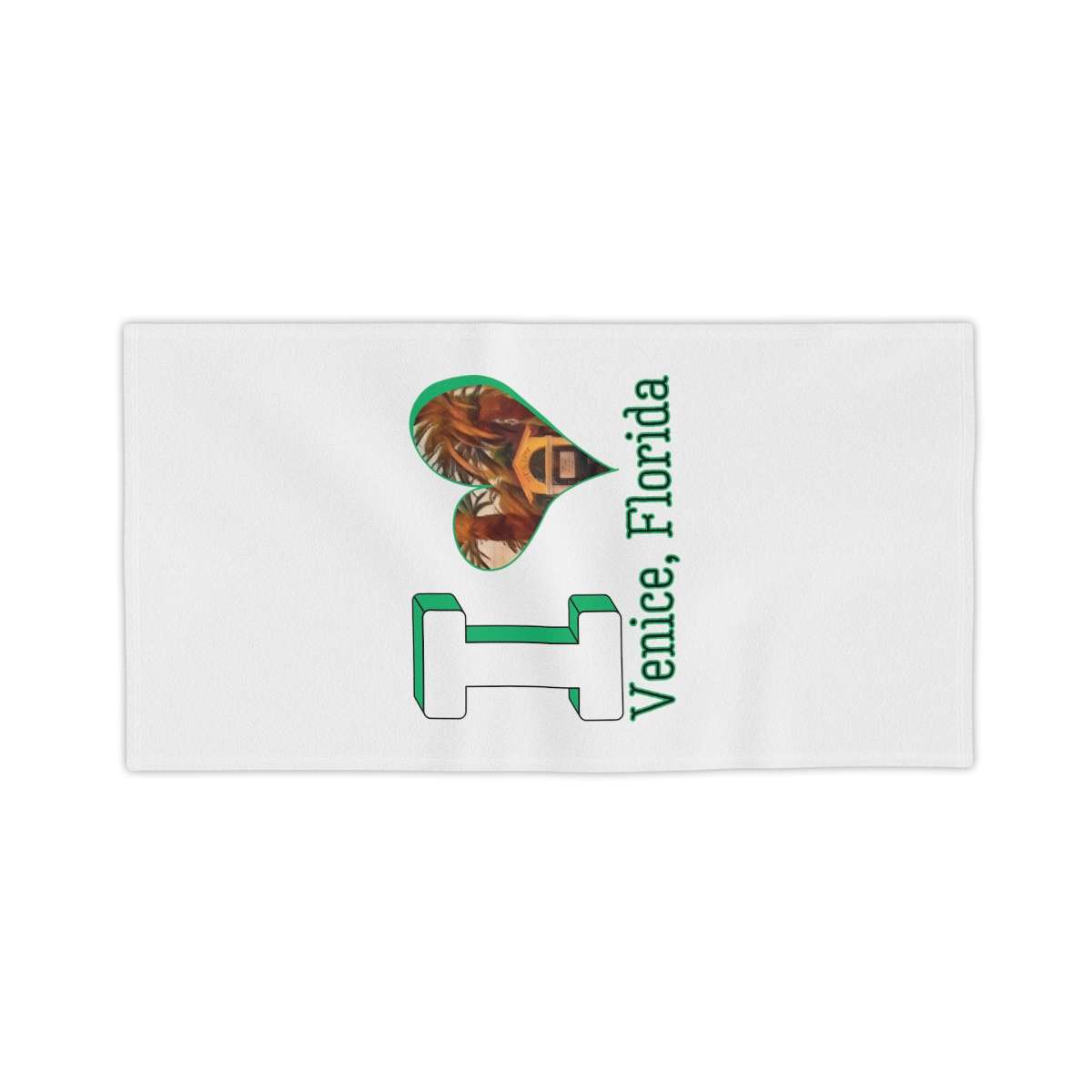 I Heart Venice Beach Towel - Embrace Sun-soaked Adventures in Style! - Image 2