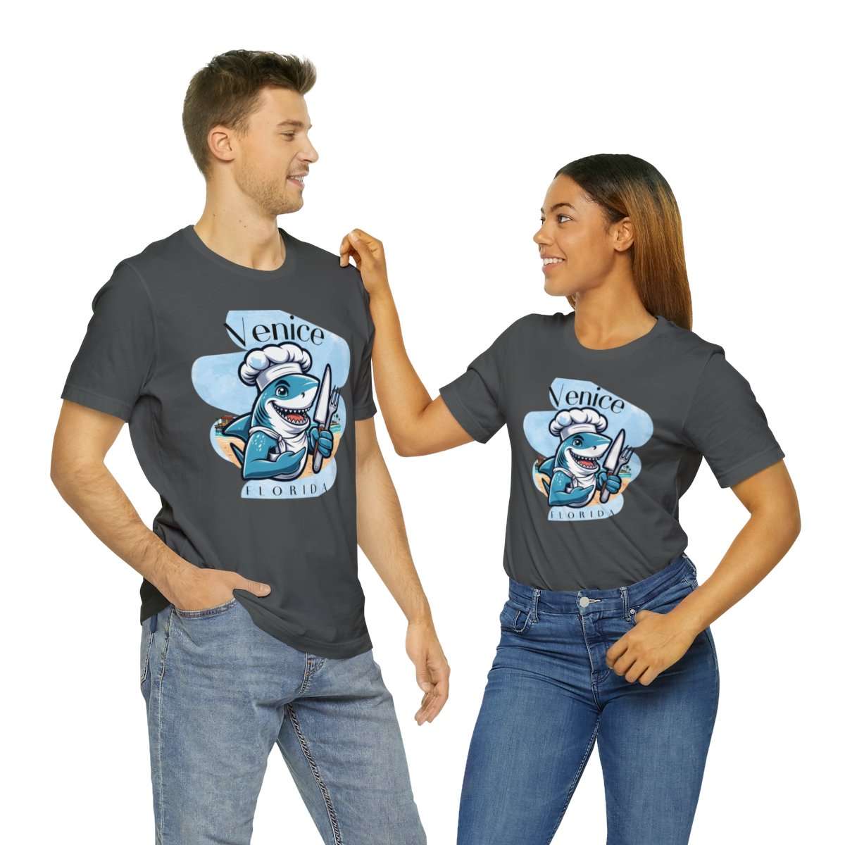 Venice Foodies Shark Chef Adult Tee