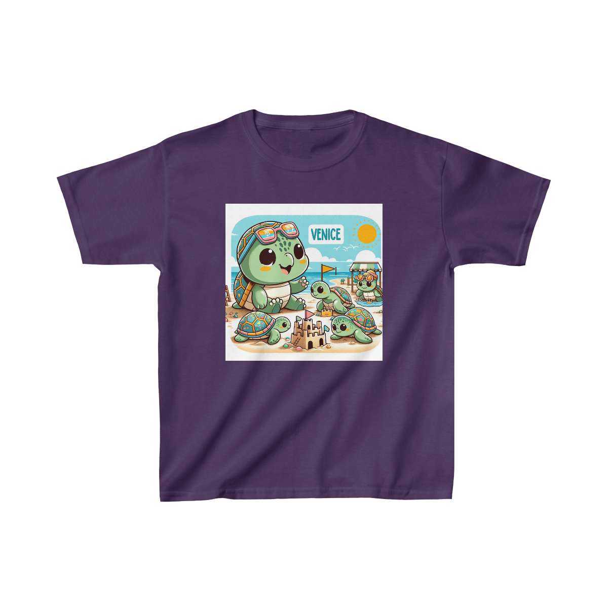 Venice Beach Loggerhead Buddy - Kids' Delight Tee - Image 7