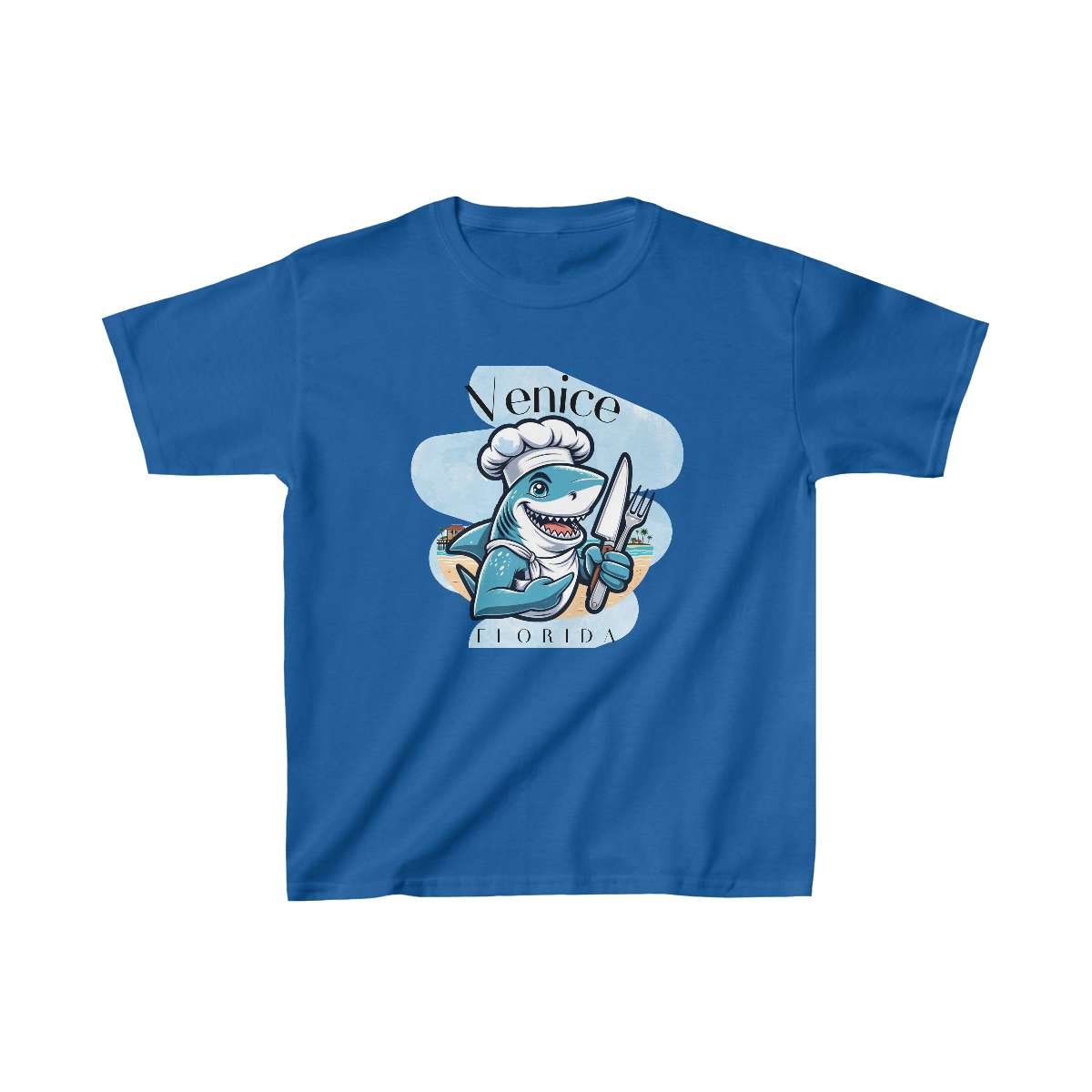 Venice Foodies Shark Chef - Kids' Delight Tee - Image 5
