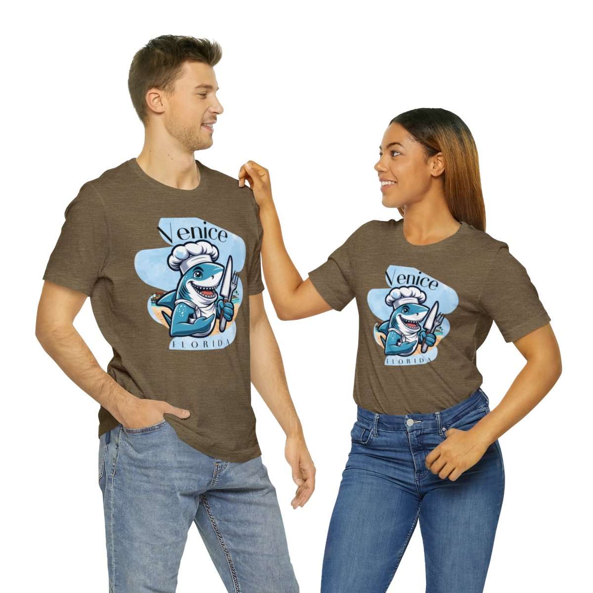 Venice Foodies Shark Chef Adult Tee - Image 97