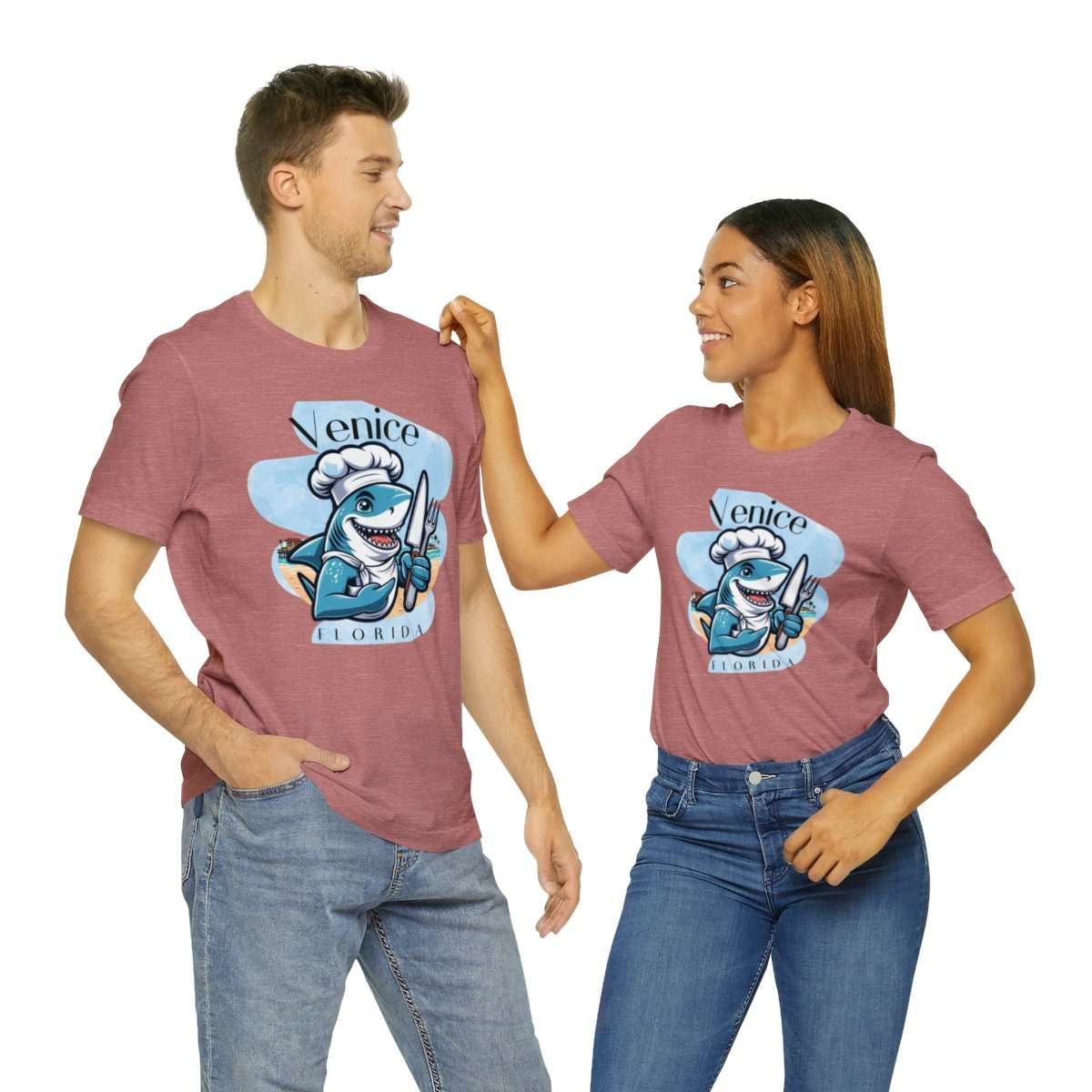 Venice Foodies Shark Chef Adult Tee - Image 37