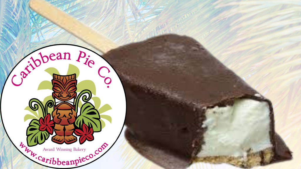 Key lime pie on a stick