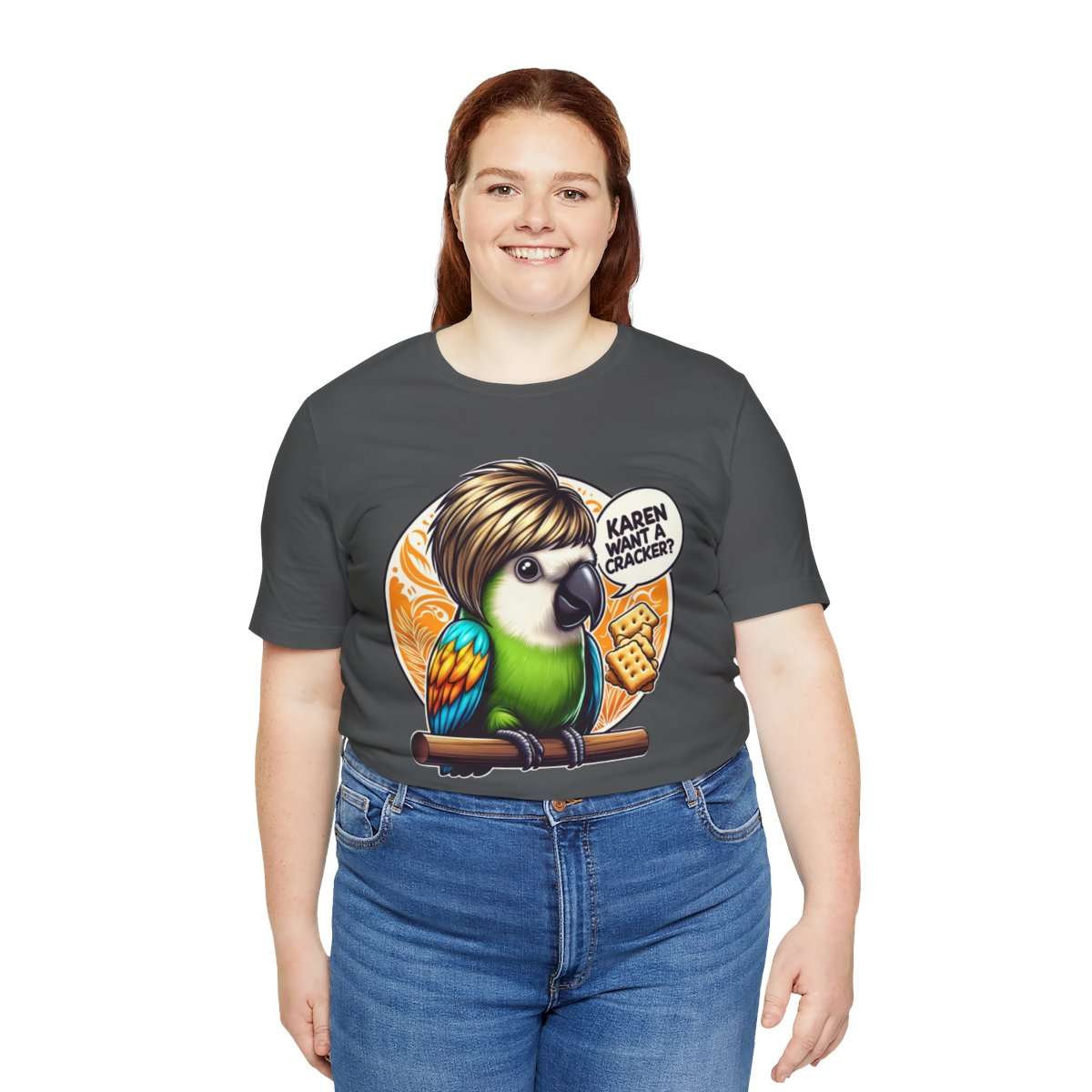 Karen Want A Cracker Adult Tee - Image 7