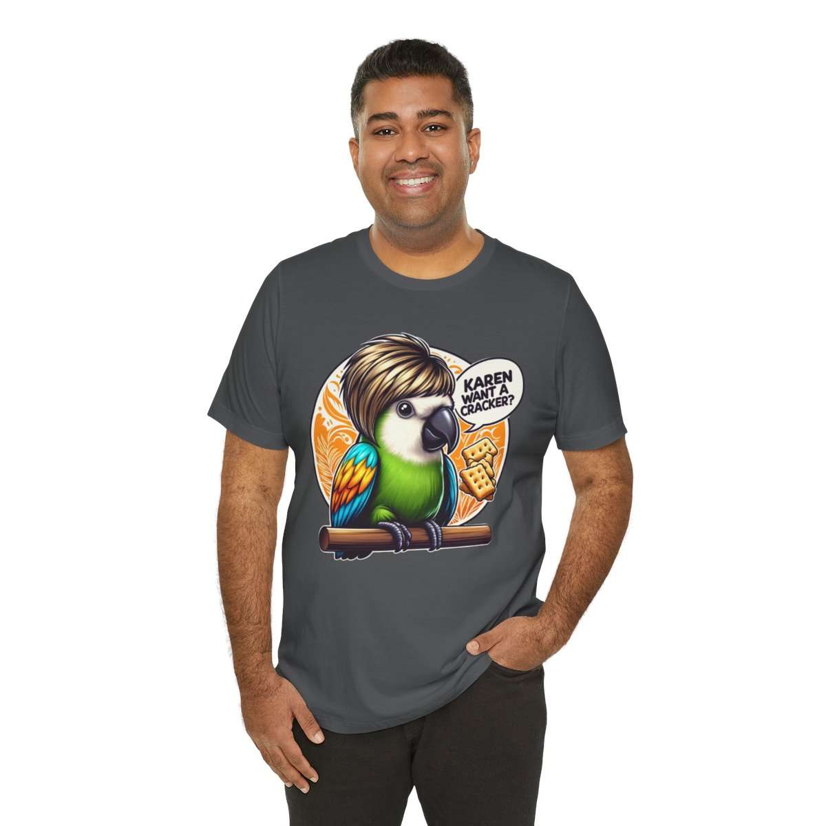 Karen Want A Cracker Adult Tee - Image 8