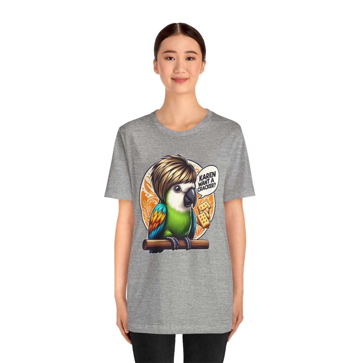 Karen Want A Cracker Adult Tee - Image 160