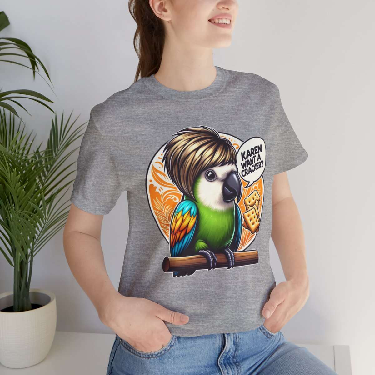 Karen Want A Cracker Adult Tee - Image 165