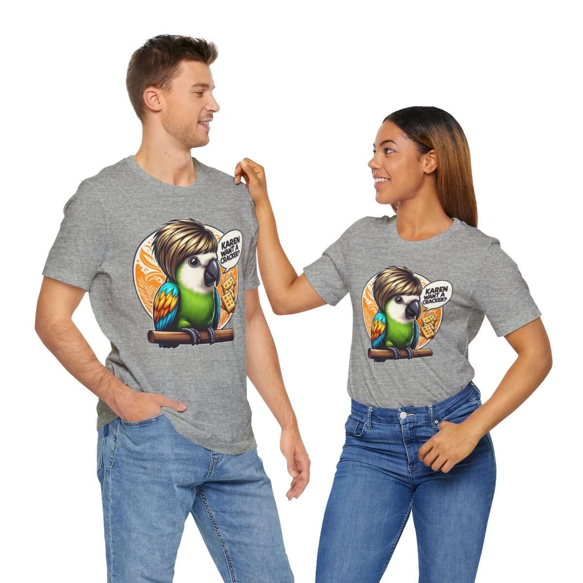 Karen Want A Cracker Adult Tee - Image 166