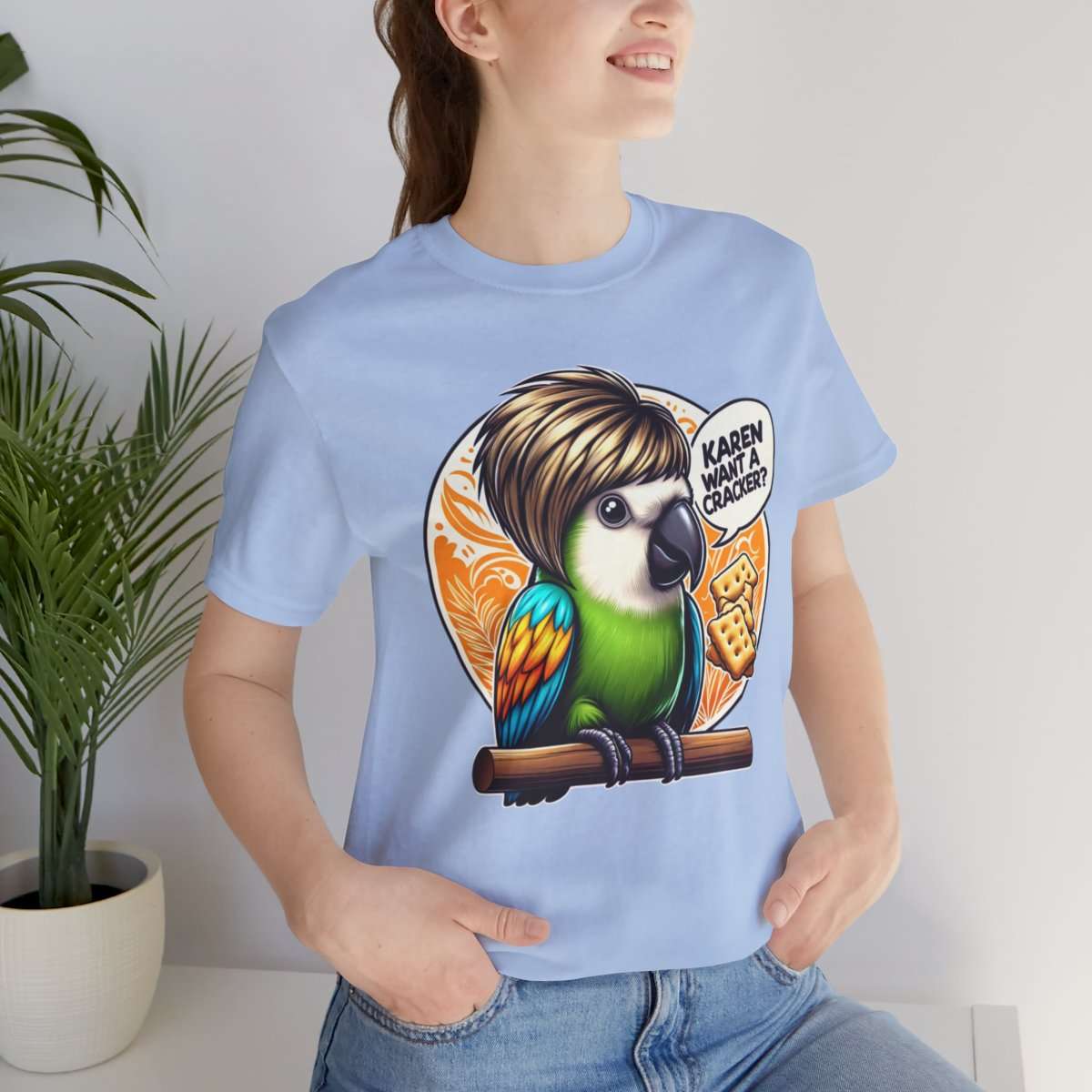 Karen Want A Cracker Adult Tee - Image 141