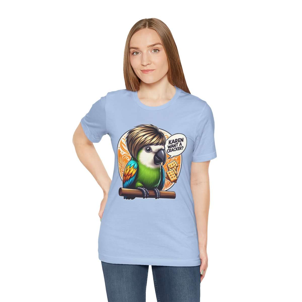 Karen Want A Cracker Adult Tee - Image 133