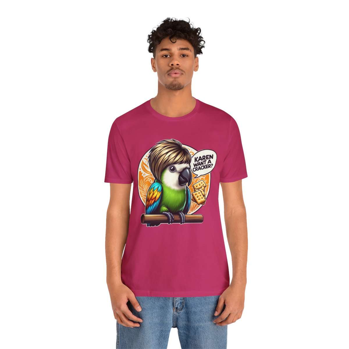 Karen Want A Cracker Adult Tee - Image 185