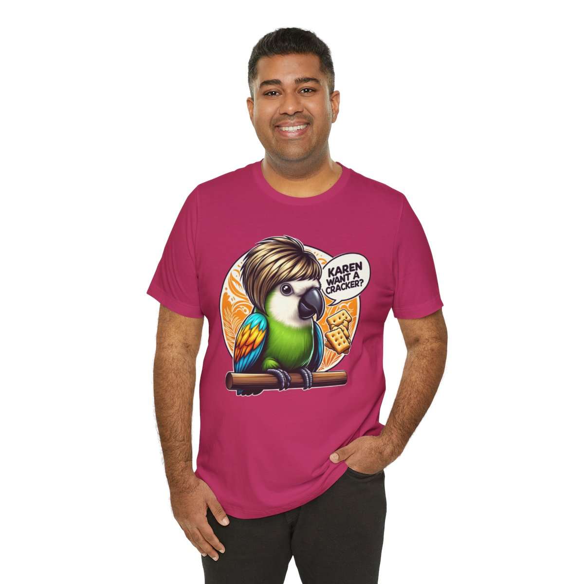 Karen Want A Cracker Adult Tee - Image 188