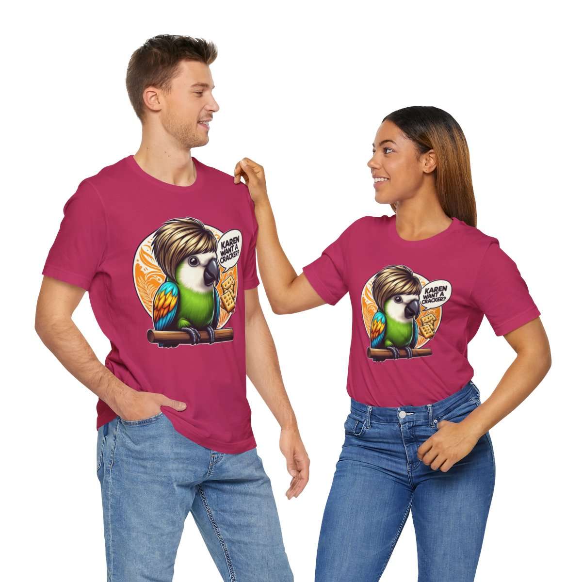 Karen Want A Cracker Adult Tee - Image 190