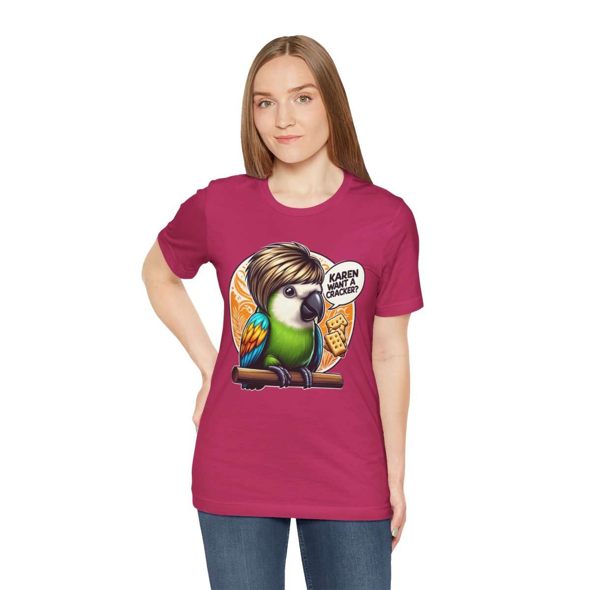 Karen Want A Cracker Adult Tee - Image 181
