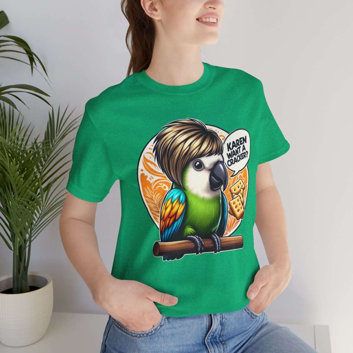 Karen Want A Cracker Adult Tee - Image 117