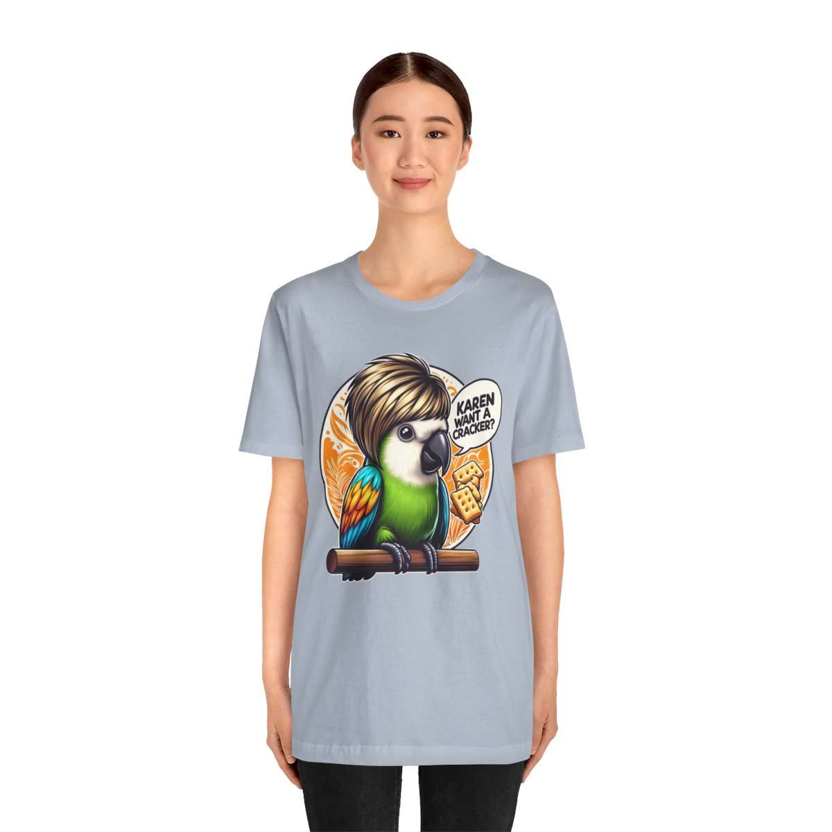 Karen Want A Cracker Adult Tee - Image 148