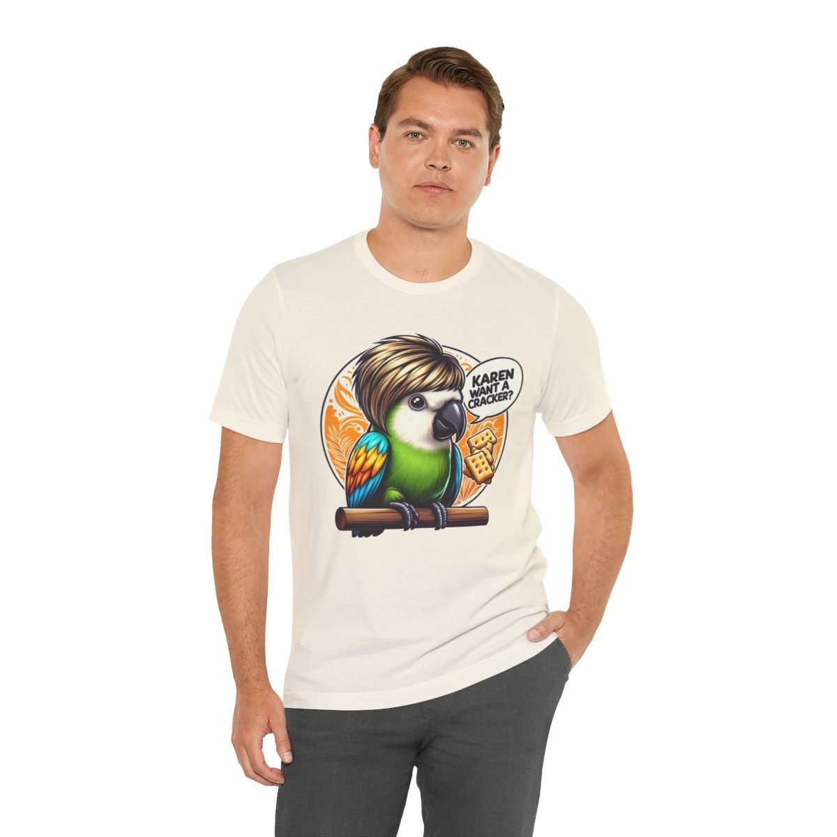Karen Want A Cracker Adult Tee - Image 54
