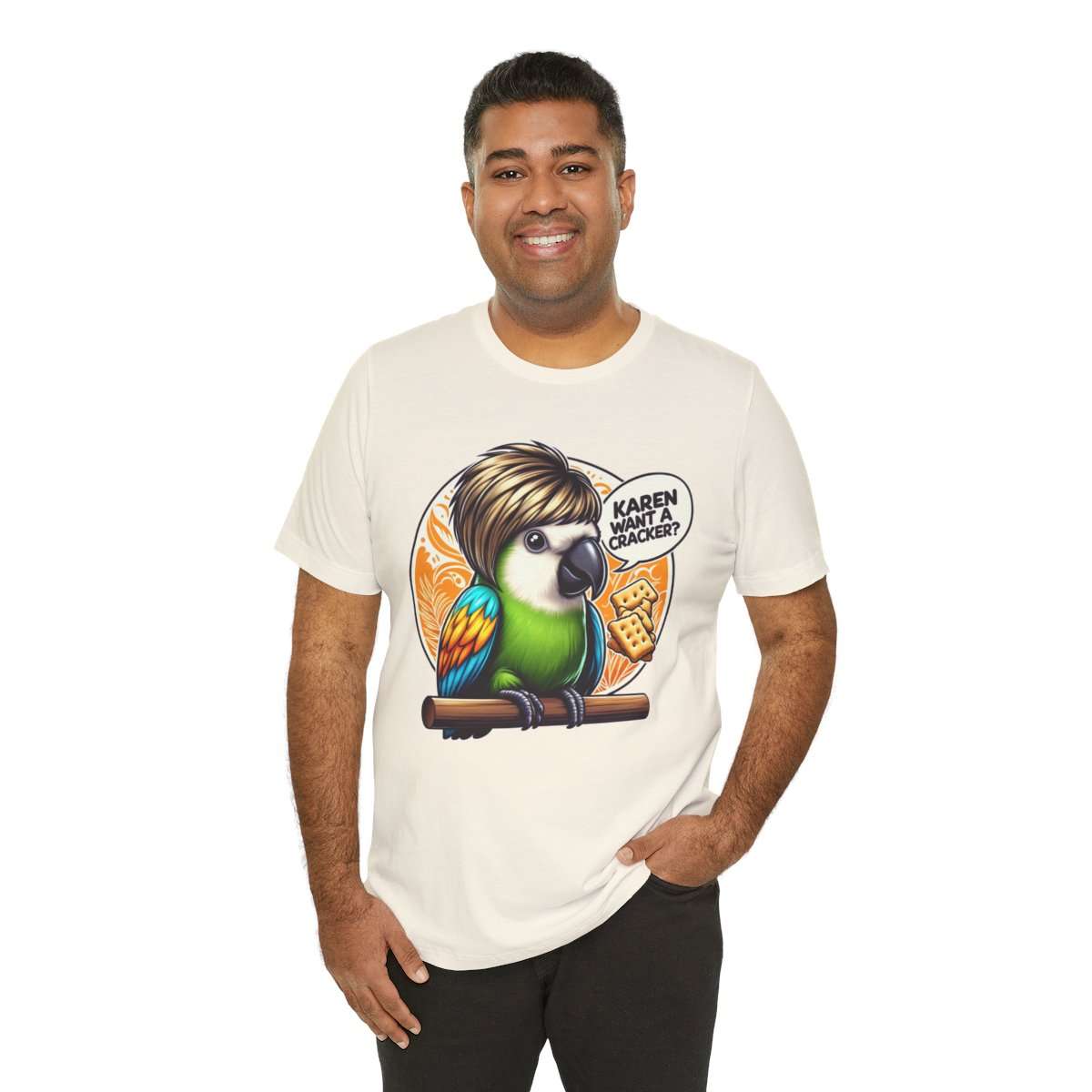Karen Want A Cracker Adult Tee - Image 56