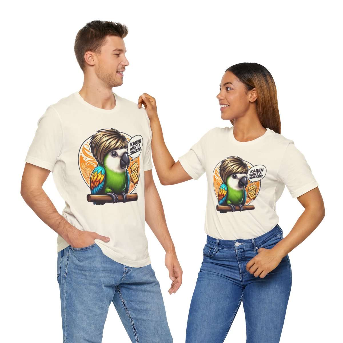 Karen Want A Cracker Adult Tee - Image 58