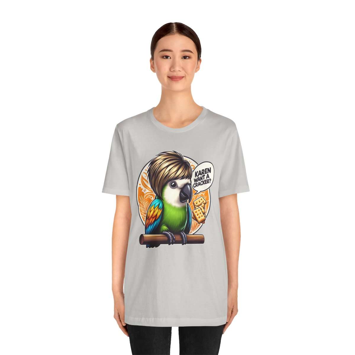 Karen Want A Cracker Adult Tee - Image 76