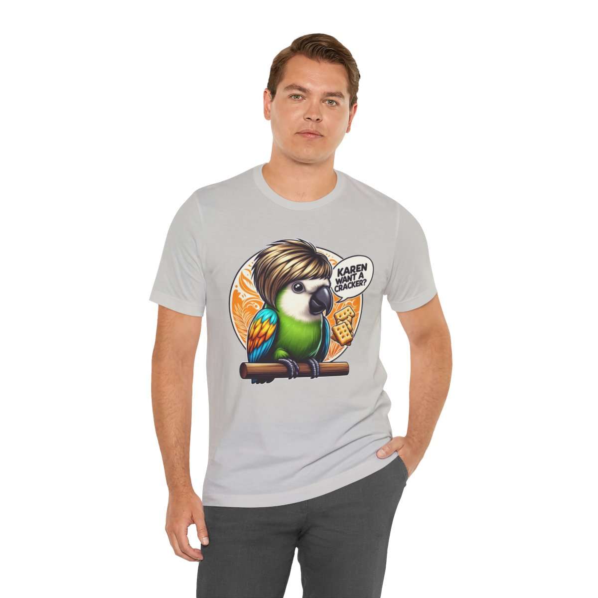 Karen Want A Cracker Adult Tee - Image 78