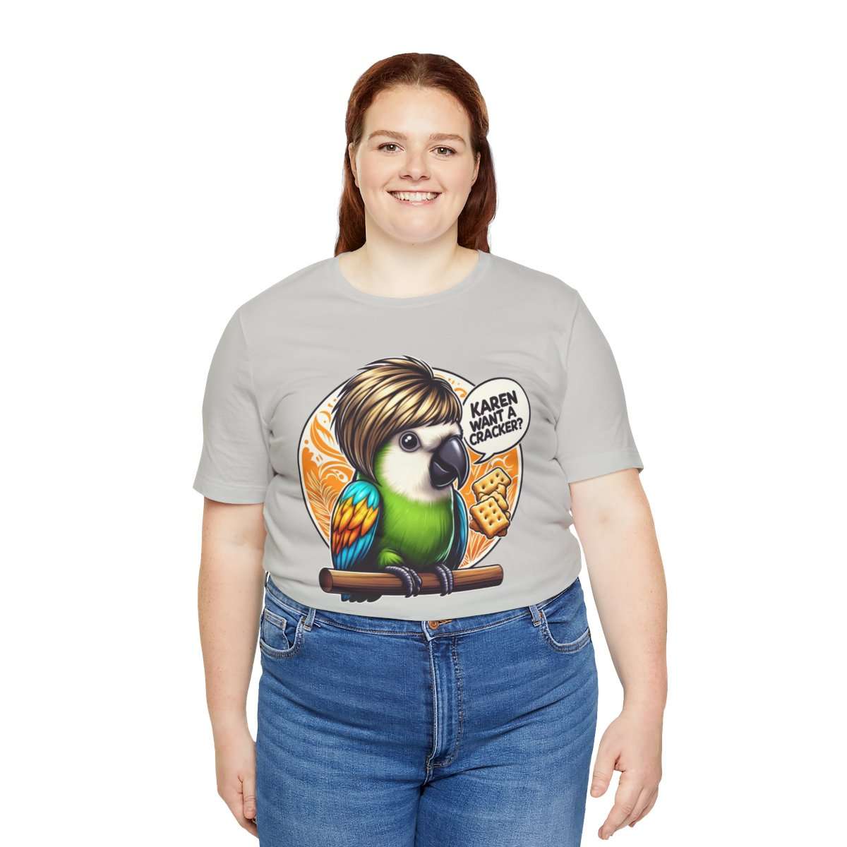 Karen Want A Cracker Adult Tee - Image 79