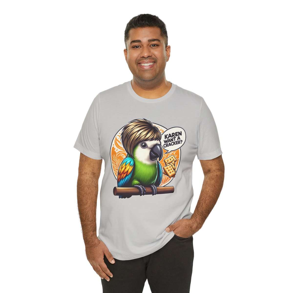 Karen Want A Cracker Adult Tee - Image 80