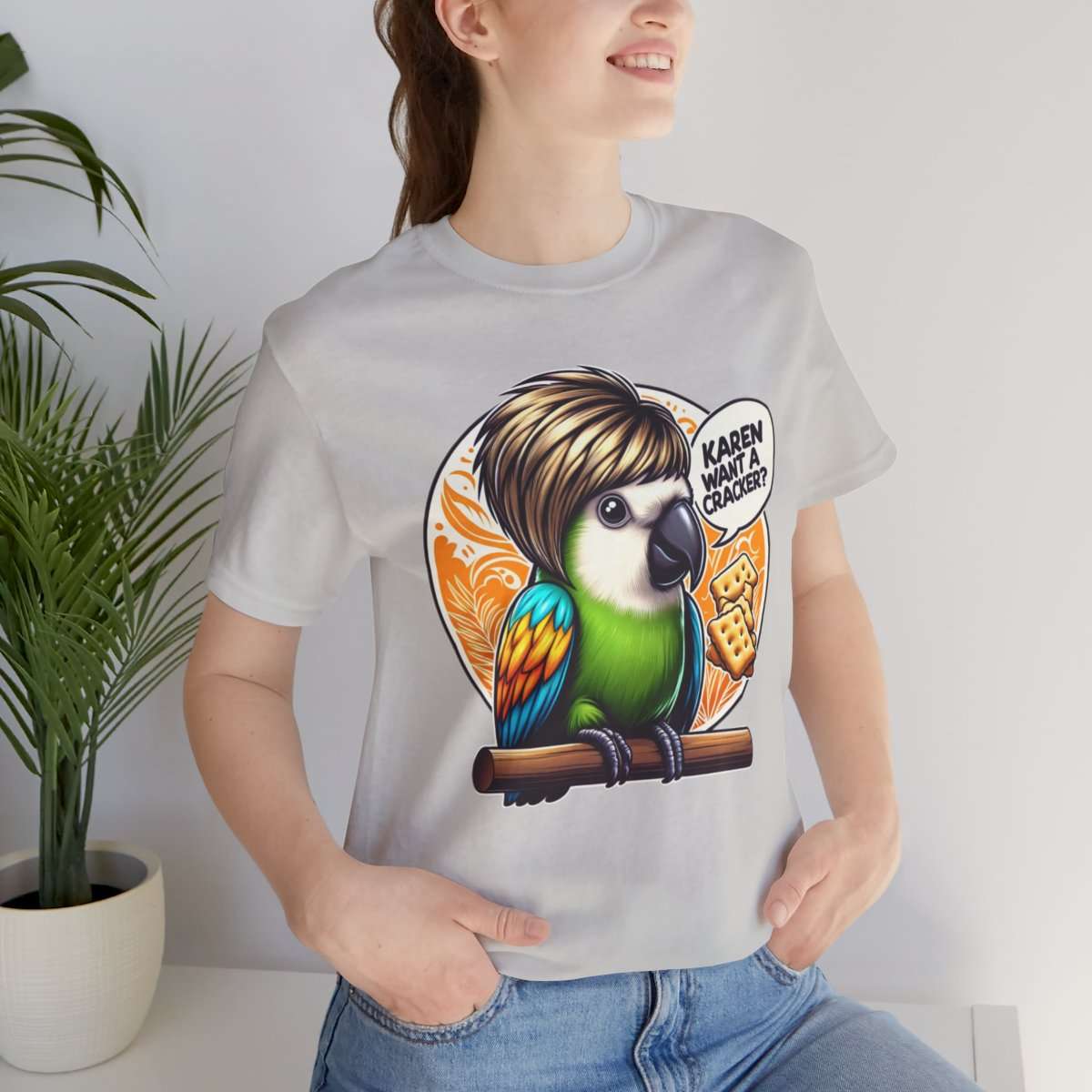 Karen Want A Cracker Adult Tee - Image 81
