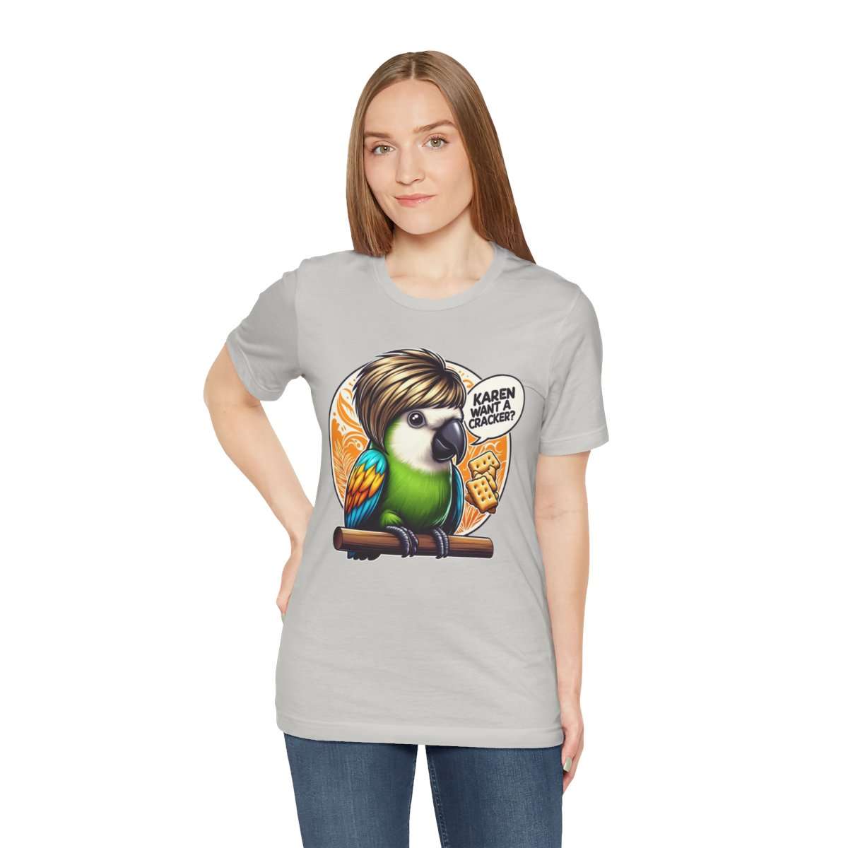 Karen Want A Cracker Adult Tee - Image 73