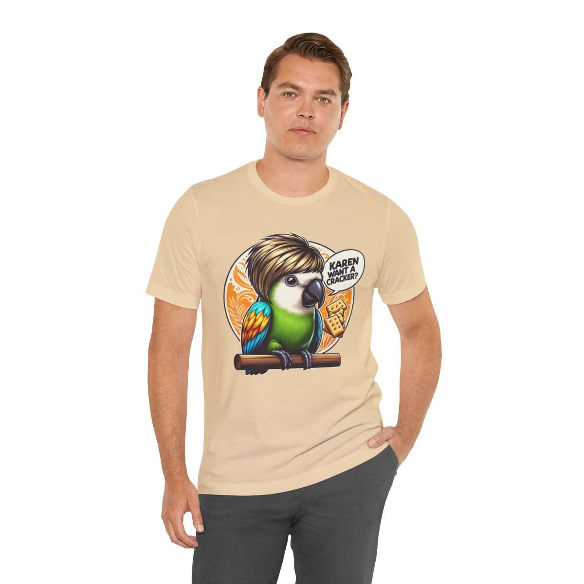 Karen Want A Cracker Adult Tee - Image 66
