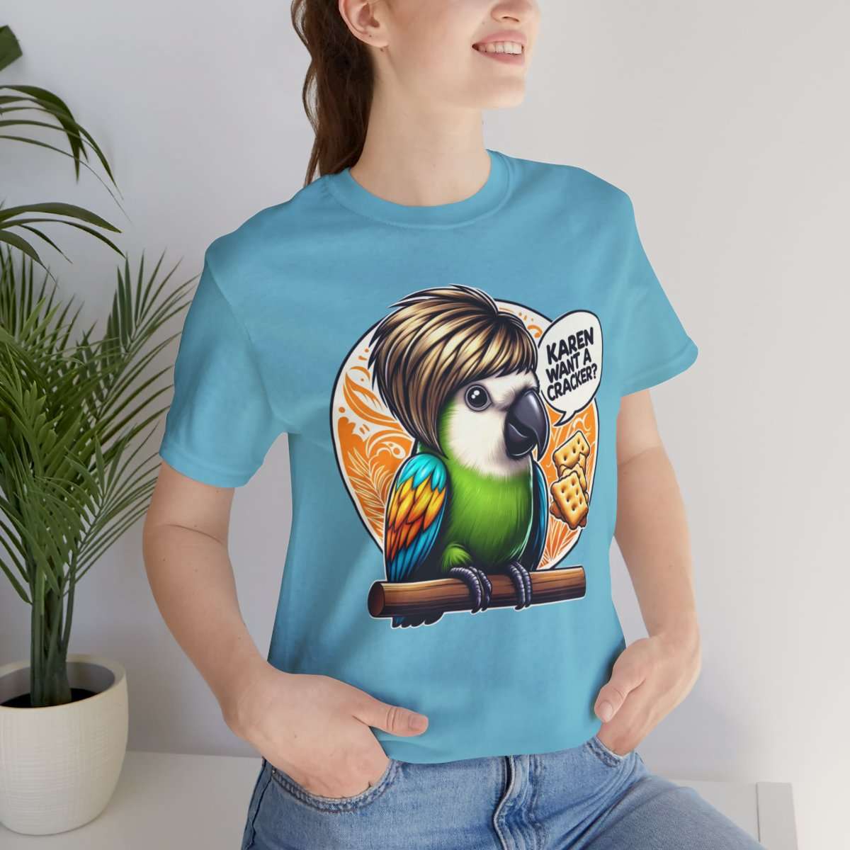 Karen Want A Cracker Adult Tee - Image 129