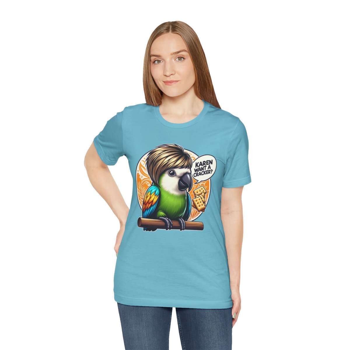 Karen Want A Cracker Adult Tee - Image 121