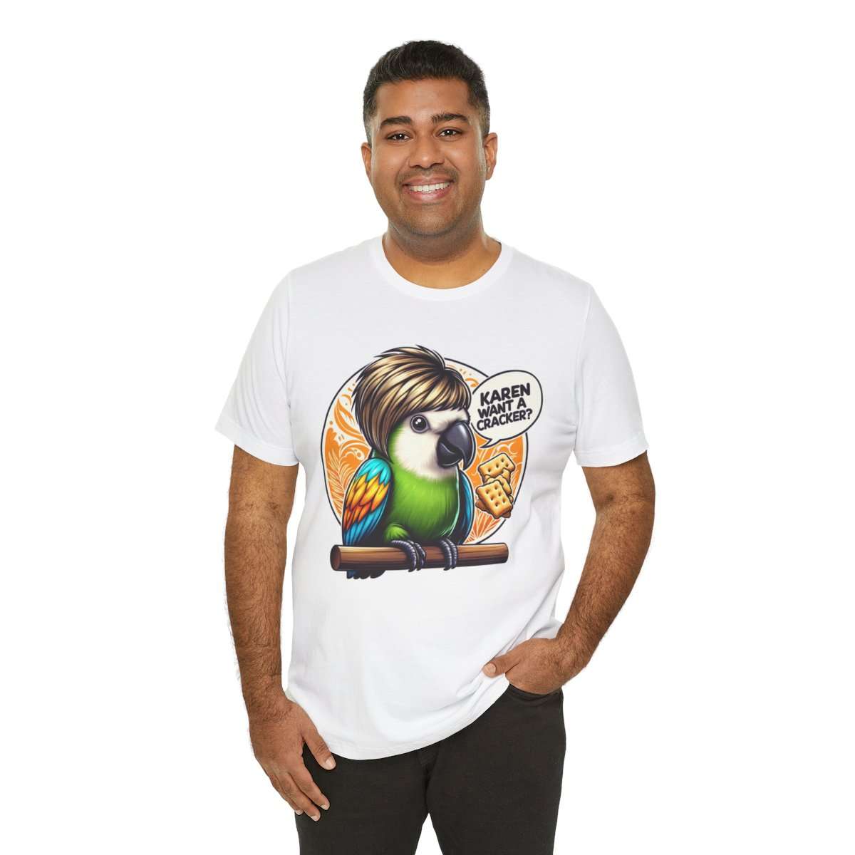 Karen Want A Cracker Adult Tee - Image 20