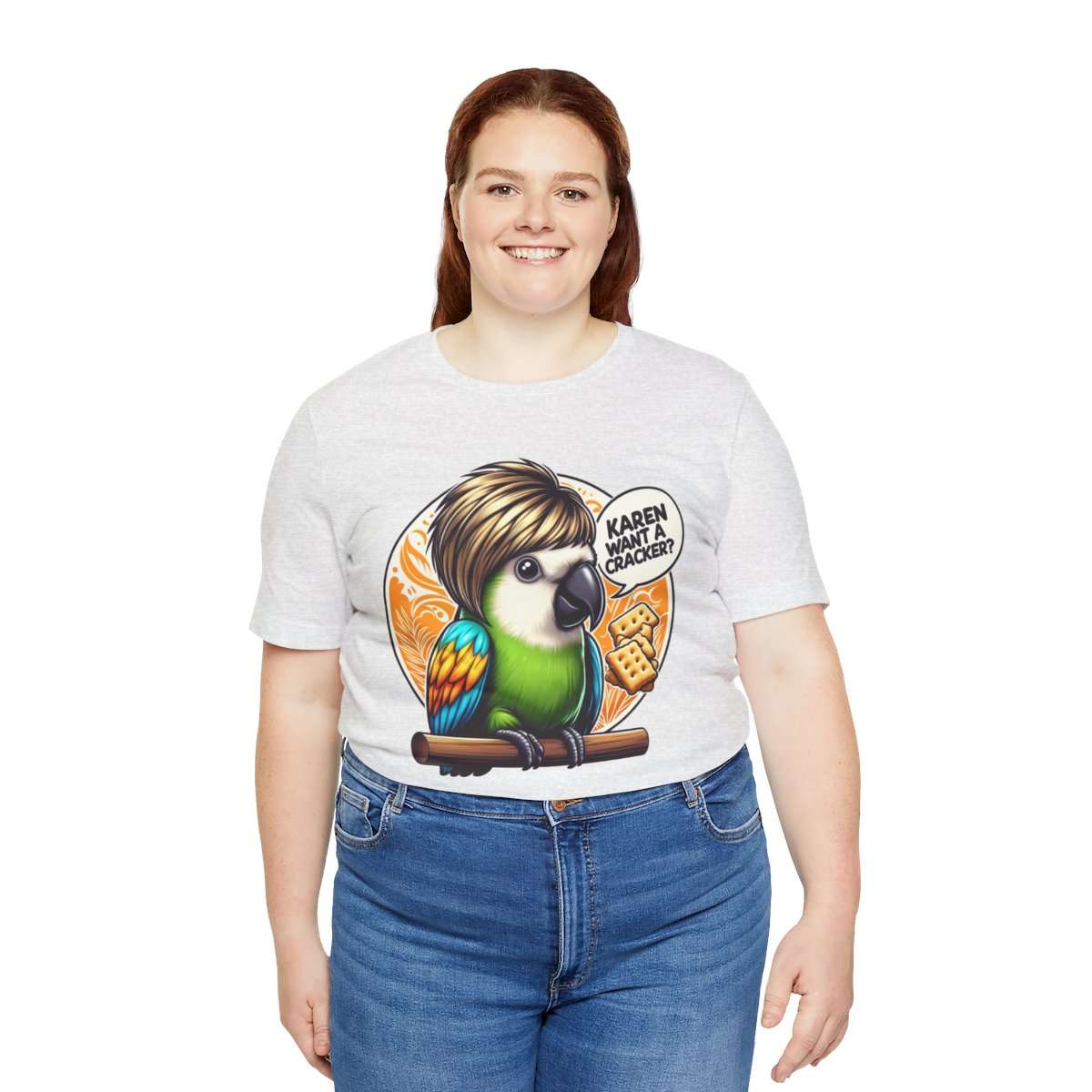 Karen Want A Cracker Adult Tee - Image 31