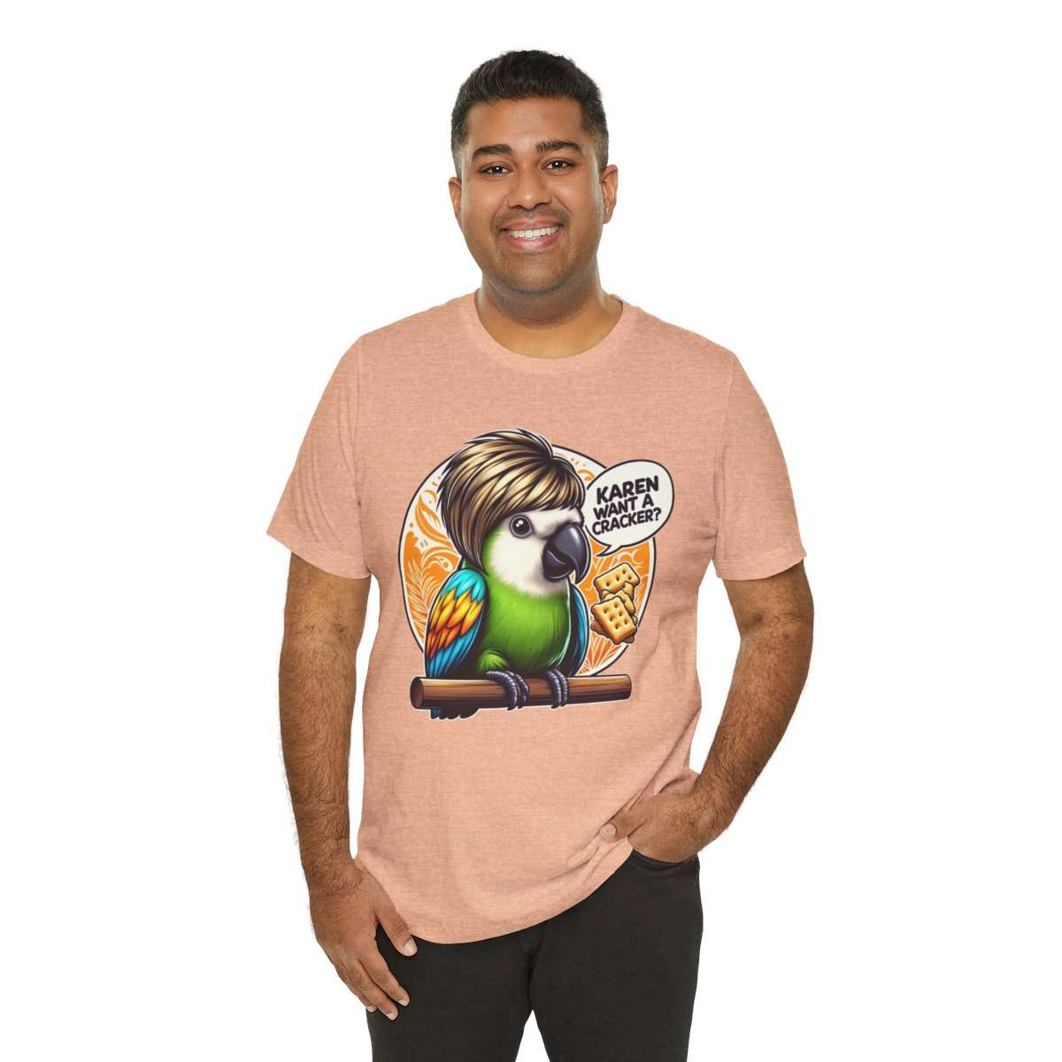 Karen Want A Cracker Adult Tee - Image 92
