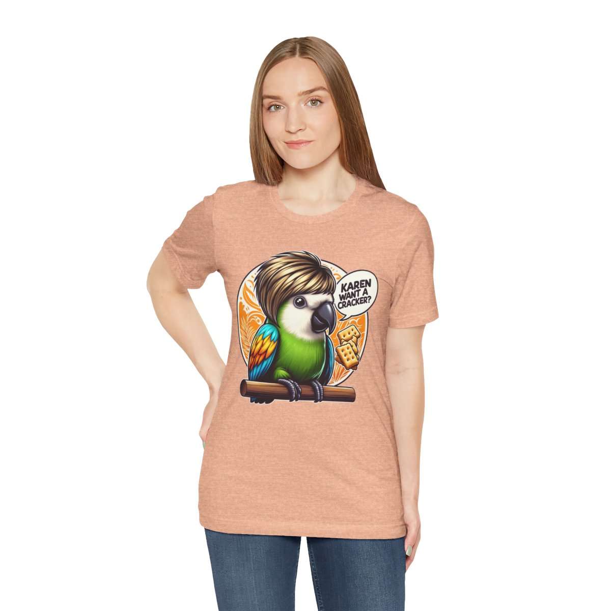 Karen Want A Cracker Adult Tee - Image 85