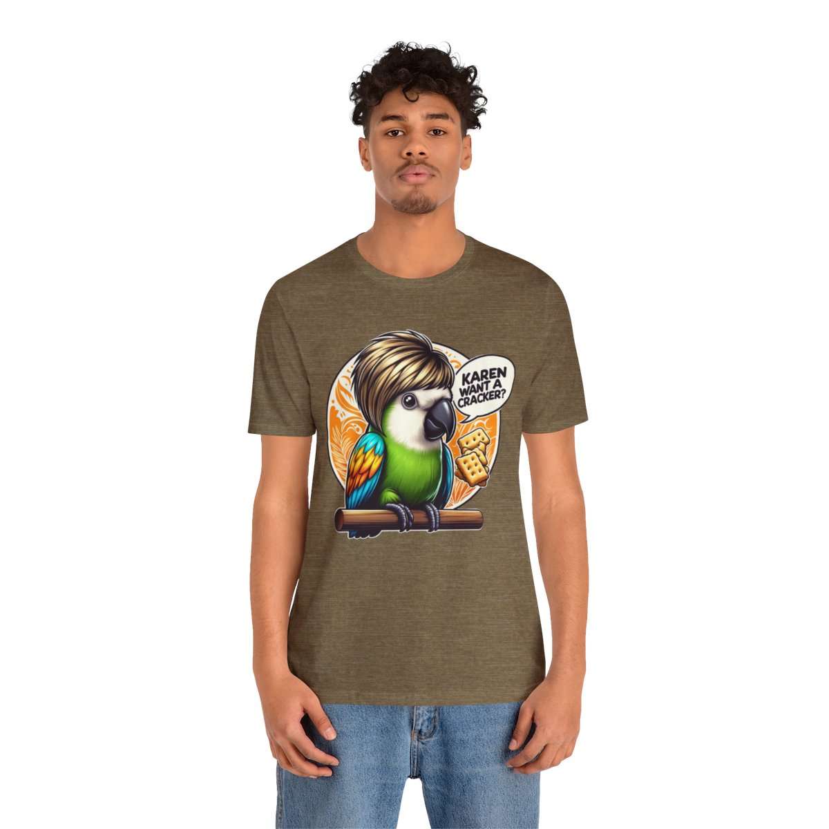Karen Want A Cracker Adult Tee - Image 101
