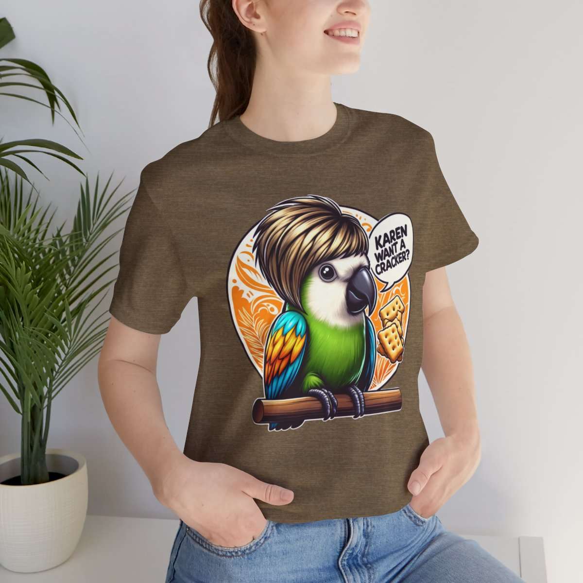 Karen Want A Cracker Adult Tee - Image 105