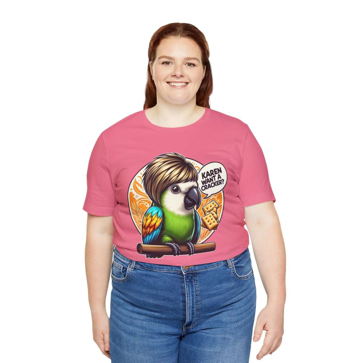 Karen Want A Cracker Adult Tee - Image 175