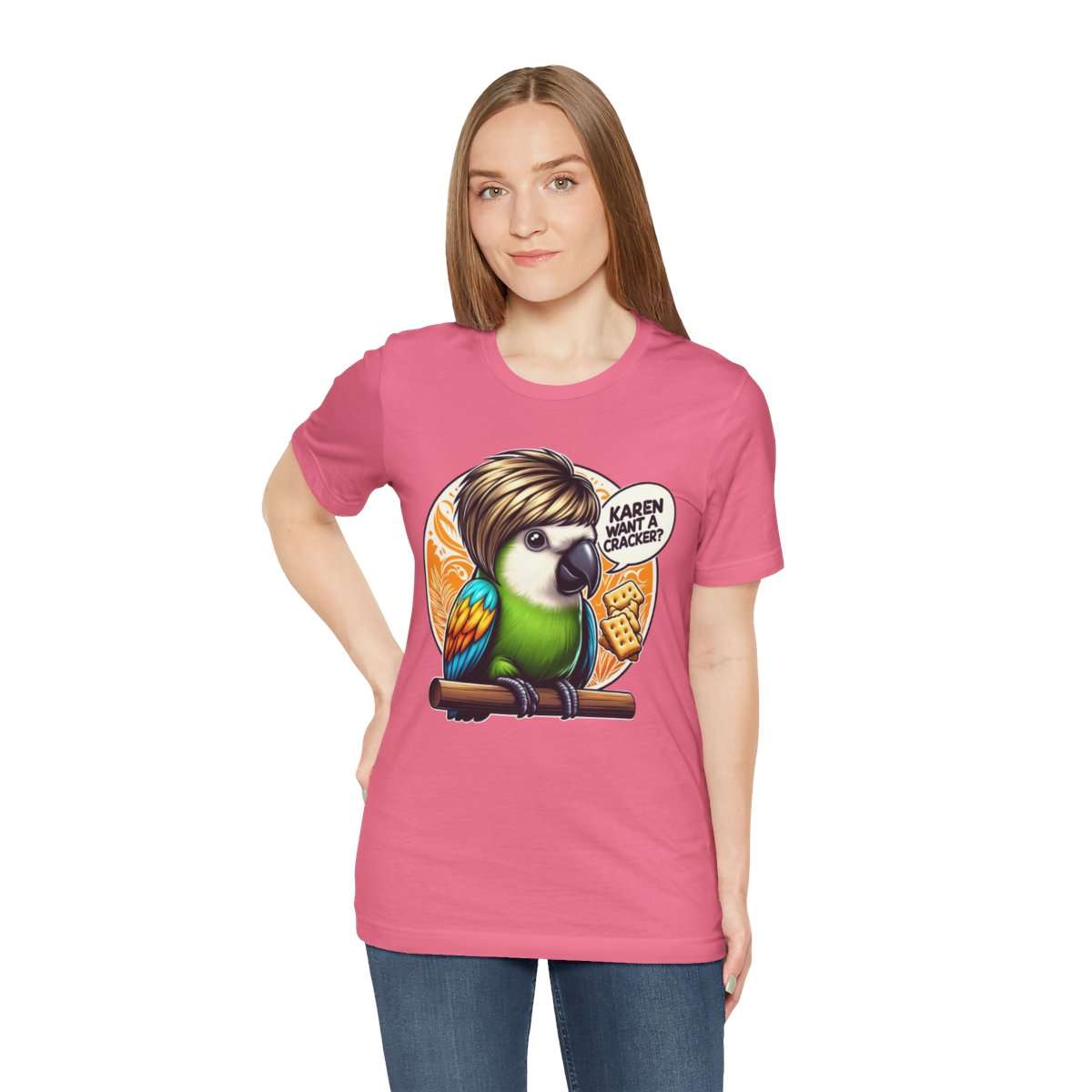 Karen Want A Cracker Adult Tee - Image 169
