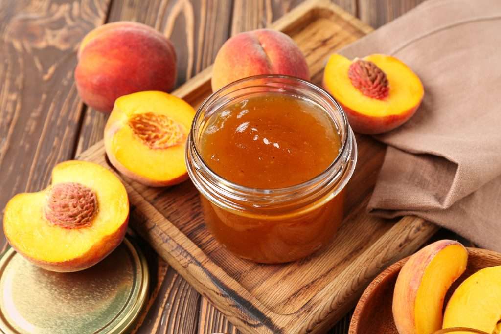 Sunny's Peach Jam  is made locally, but they are available to ship nationwide, adding a delightful swirl of flavor to your dessert.